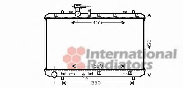 Van Wezel 52002084 Радиатор охлаждения двигателя 52002084: Отличная цена - Купить в Польше на 2407.PL!