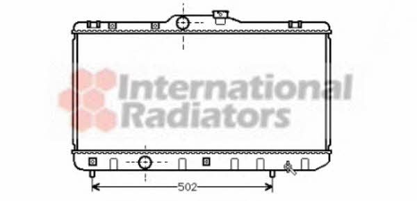 Van Wezel 53002188 Радіатор охолодження двигуна 53002188: Приваблива ціна - Купити у Польщі на 2407.PL!