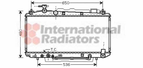 Van Wezel 53002301 Радіатор охолодження двигуна 53002301: Приваблива ціна - Купити у Польщі на 2407.PL!