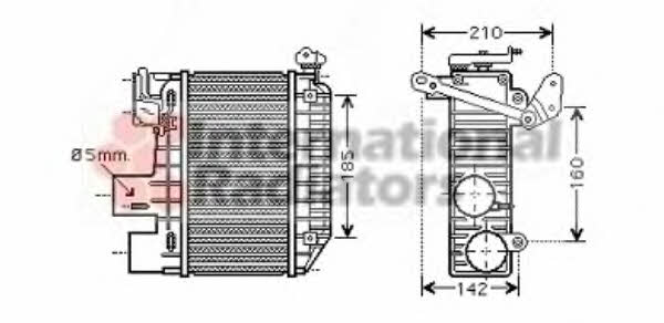 Van Wezel 53004365 Intercooler, charger 53004365: Buy near me at 2407.PL in Poland at an Affordable price!