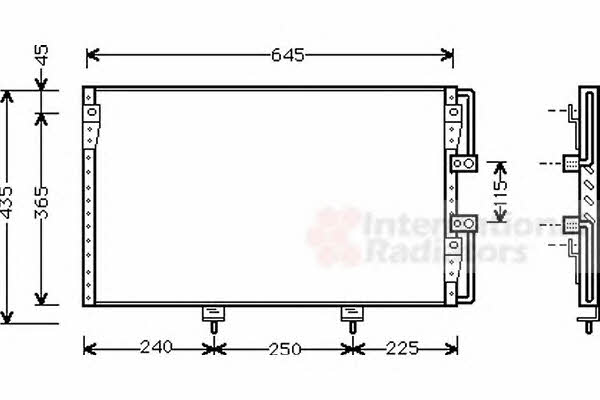 Van Wezel 53005226 Cooler Module 53005226: Buy near me in Poland at 2407.PL - Good price!