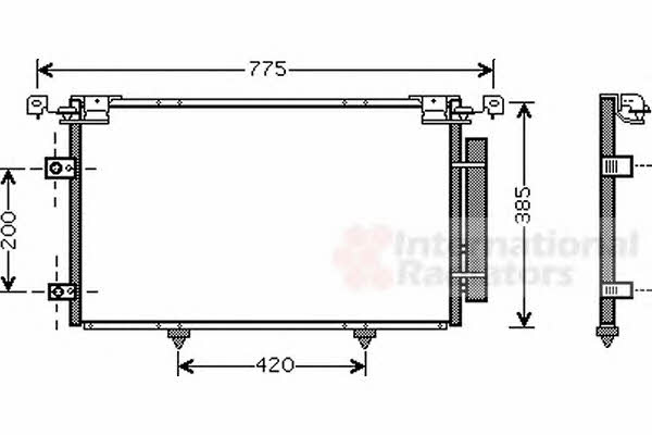 Van Wezel 53005319 Cooler Module 53005319: Buy near me in Poland at 2407.PL - Good price!