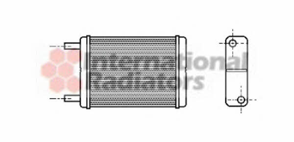 Van Wezel 53006182 Heat exchanger, interior heating 53006182: Buy near me at 2407.PL in Poland at an Affordable price!
