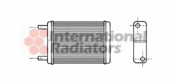 Van Wezel 53006182 Heat exchanger, interior heating 53006182: Buy near me in Poland at 2407.PL - Good price!