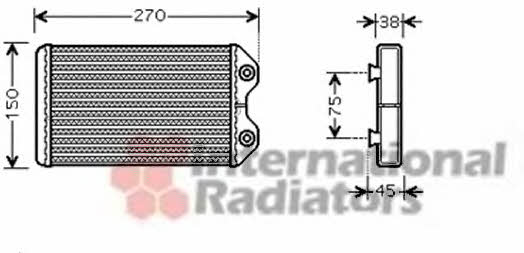 Van Wezel 53006369 Радиатор отопителя салона 53006369: Отличная цена - Купить в Польше на 2407.PL!
