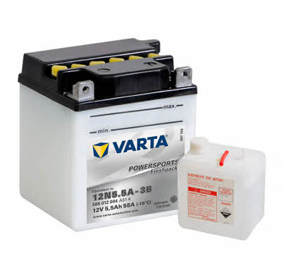 Varta 506012004A514 Battery Varta 12V 5,5AH 58A(EN) R+ 506012004A514: Buy near me in Poland at 2407.PL - Good price!