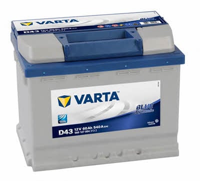 Varta 5601270543132 Akumulator Varta Blue Dynamic 12V 60AH 540A(EN) L+ 5601270543132: Dobra cena w Polsce na 2407.PL - Kup Teraz!