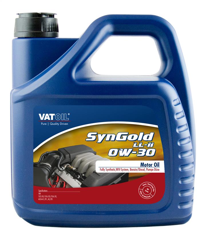 Vatoil 50004 Engine oil Vatoil SynGold LL-II 0W-30, 4L 50004: Buy near me in Poland at 2407.PL - Good price!