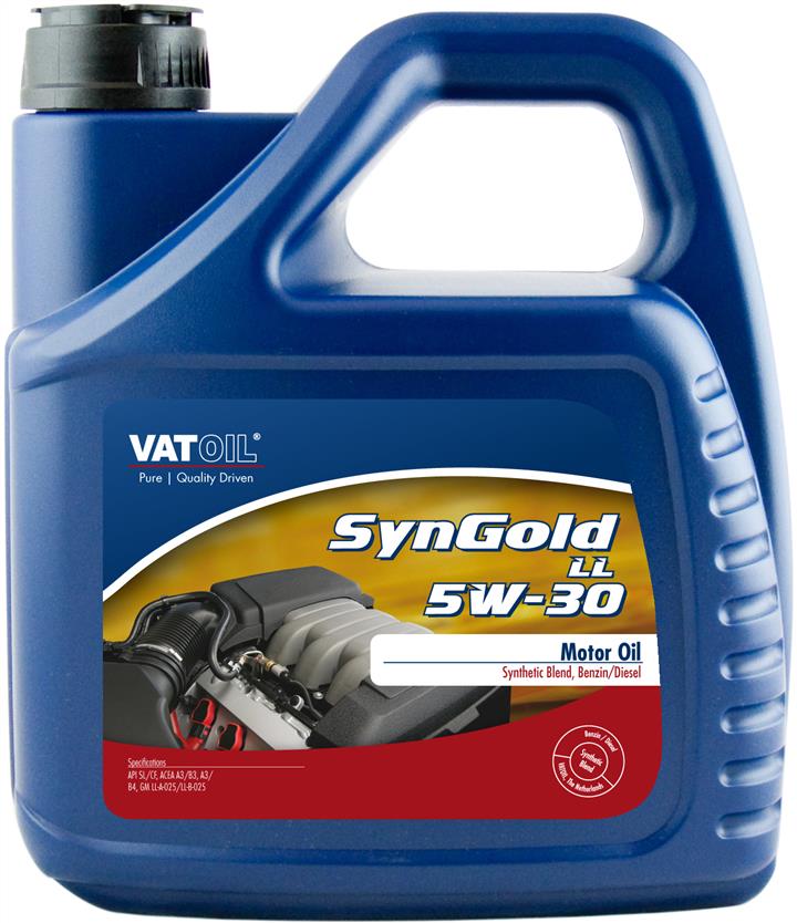 Vatoil 50017 Моторное масло Vatoil SynGold LL 5W-30, 4л 50017: Отличная цена - Купить в Польше на 2407.PL!