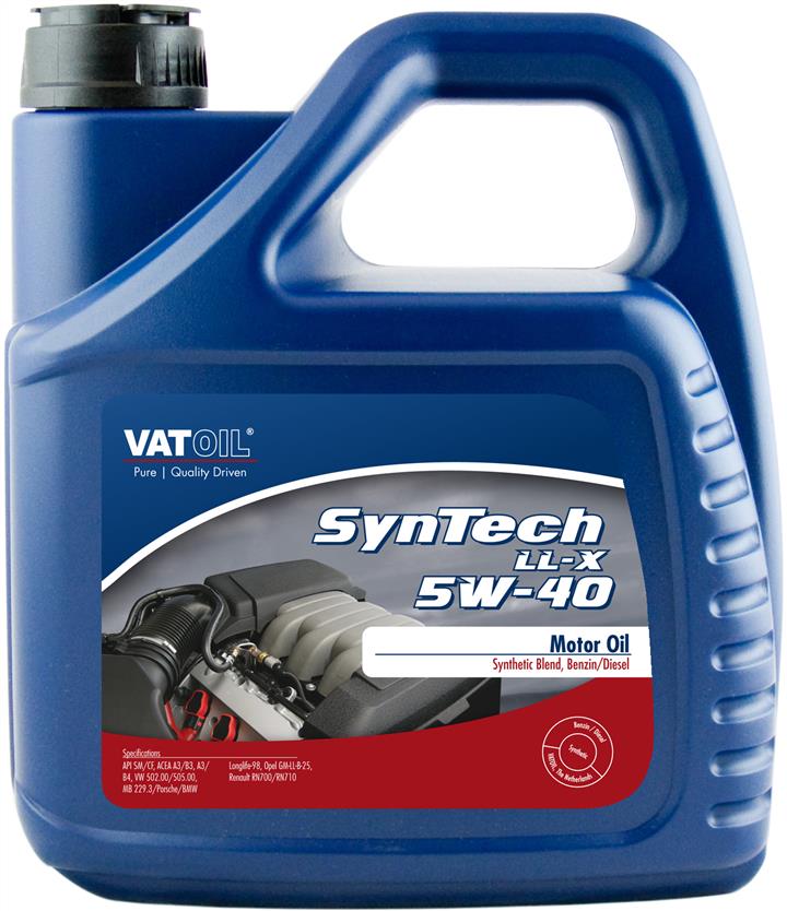 Vatoil 50035 Моторное масло Vatoil SynTech LL-X 5W-40, 4л 50035: Купить в Польше - Отличная цена на 2407.PL!