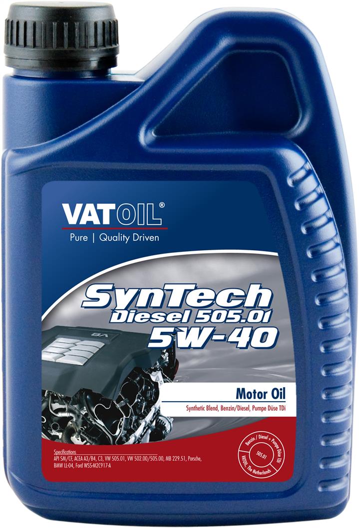 Vatoil 50044 Моторное масло Vatoil SynTech Diesel 505.01 5W-40, 1л 50044: Купить в Польше - Отличная цена на 2407.PL!