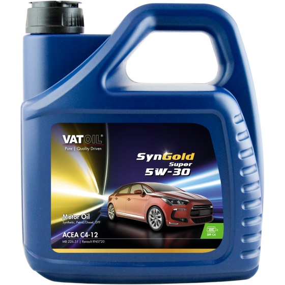 Vatoil 50541 Olej silnikowy Vatoil SynGold Super 5W-30, 4L 50541: Dobra cena w Polsce na 2407.PL - Kup Teraz!