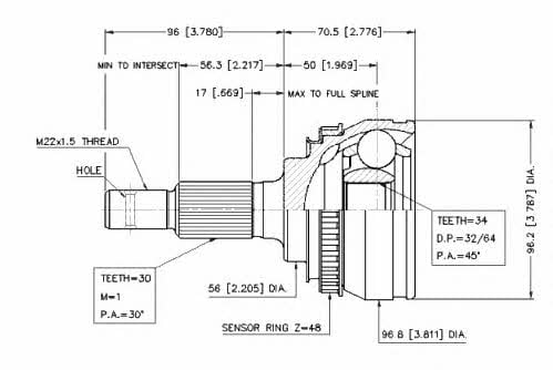 Vema 18657 CV joint 18657: Buy near me in Poland at 2407.PL - Good price!