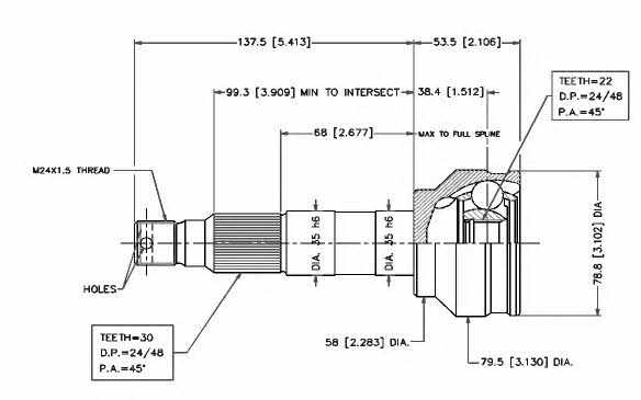 Vema 18485 CV joint 18485: Buy near me in Poland at 2407.PL - Good price!