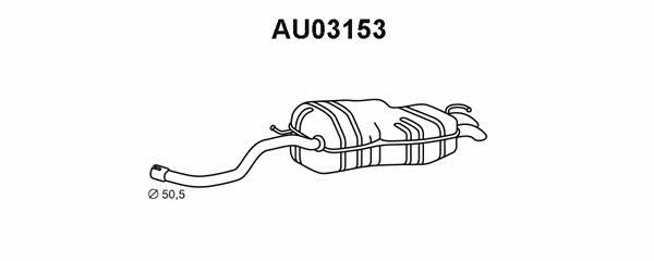 Veneporte AU03153 End Silencer AU03153: Buy near me in Poland at 2407.PL - Good price!