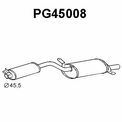 Veneporte PG45008 End Silencer PG45008: Buy near me at 2407.PL in Poland at an Affordable price!