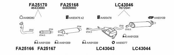  010028 Exhaust system 010028: Buy near me in Poland at 2407.PL - Good price!