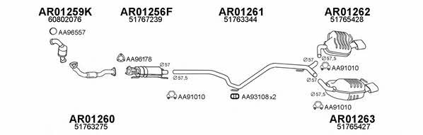 Veneporte 010072 Exhaust system 010072: Buy near me in Poland at 2407.PL - Good price!