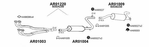 Veneporte 010078 Exhaust system 010078: Buy near me at 2407.PL in Poland at an Affordable price!