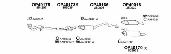 Veneporte 400203 Система выпуска отработаных газов 400203: Отличная цена - Купить в Польше на 2407.PL!