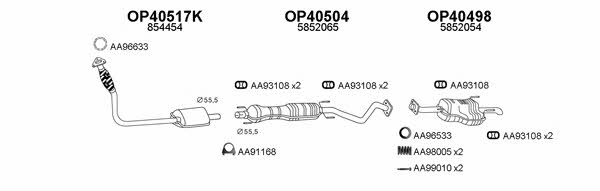 Veneporte 400230 Exhaust system 400230: Buy near me in Poland at 2407.PL - Good price!