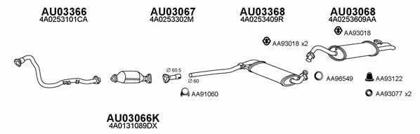 Veneporte 030171 Exhaust system 030171: Buy near me at 2407.PL in Poland at an Affordable price!