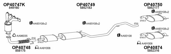  400357 Abgasanlage 400357: Kaufen Sie zu einem guten Preis in Polen bei 2407.PL!