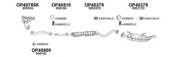  400401 Abgasanlage 400401: Kaufen Sie zu einem guten Preis in Polen bei 2407.PL!