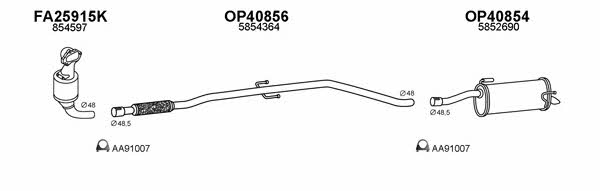 Veneporte 400448 Abgasanlage 400448: Kaufen Sie zu einem guten Preis in Polen bei 2407.PL!