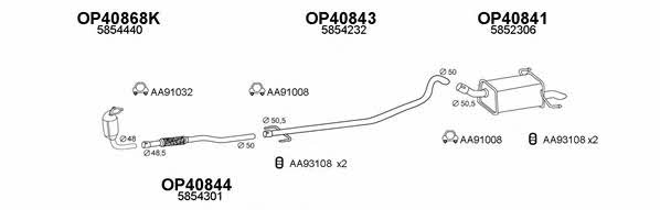 Veneporte 400451 Exhaust system 400451: Buy near me in Poland at 2407.PL - Good price!