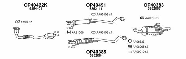 Veneporte 400471 Exhaust system 400471: Buy near me in Poland at 2407.PL - Good price!