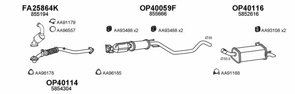  400526 Abgasanlage 400526: Kaufen Sie zu einem guten Preis in Polen bei 2407.PL!