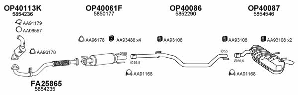  400533 Abgasanlage 400533: Kaufen Sie zu einem guten Preis in Polen bei 2407.PL!