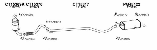 Veneporte 150042 Exhaust system 150042: Buy near me in Poland at 2407.PL - Good price!