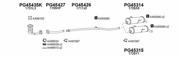  450033 Abgasanlage 450033: Kaufen Sie zu einem guten Preis in Polen bei 2407.PL!