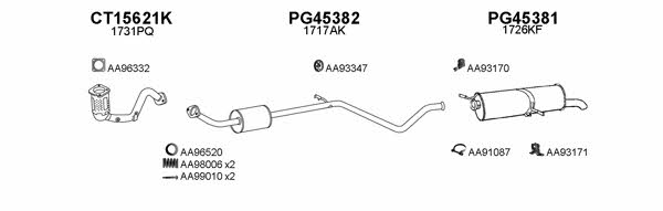  150350 Exhaust system 150350: Buy near me in Poland at 2407.PL - Good price!