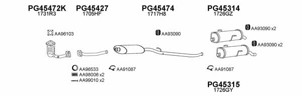  450333 Abgasanlage 450333: Kaufen Sie zu einem guten Preis in Polen bei 2407.PL!