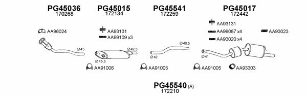 Veneporte 450440 Exhaust system 450440: Buy near me in Poland at 2407.PL - Good price!