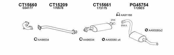 Veneporte 150519 Exhaust system 150519: Buy near me at 2407.PL in Poland at an Affordable price!