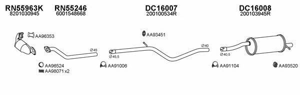  160008 Abgasanlage 160008: Kaufen Sie zu einem guten Preis in Polen bei 2407.PL!