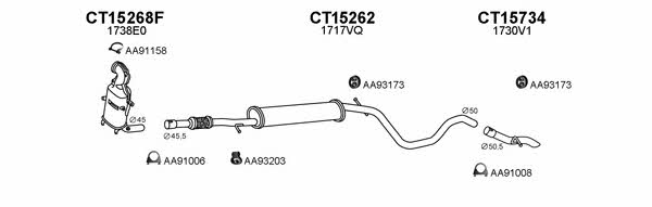 Veneporte 450716 Exhaust system 450716: Buy near me at 2407.PL in Poland at an Affordable price!
