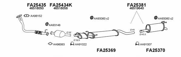 Veneporte 250094 Exhaust system 250094: Buy near me at 2407.PL in Poland at an Affordable price!
