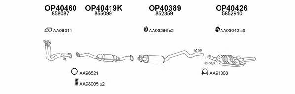  770115 Exhaust system 770115: Buy near me in Poland at 2407.PL - Good price!