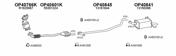  770155 Система выпуска отработаных газов 770155: Отличная цена - Купить в Польше на 2407.PL!