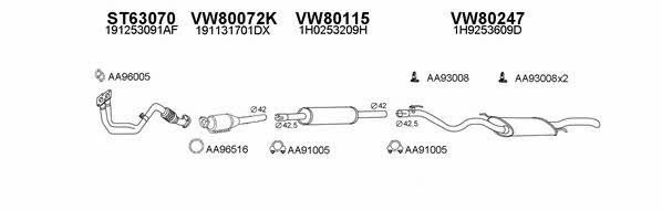  800046 Abgasanlage 800046: Kaufen Sie zu einem guten Preis in Polen bei 2407.PL!