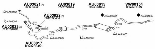  800122 Abgasanlage 800122: Kaufen Sie zu einem guten Preis in Polen bei 2407.PL!