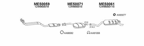  500019 Abgasanlage 500019: Kaufen Sie zu einem guten Preis in Polen bei 2407.PL!