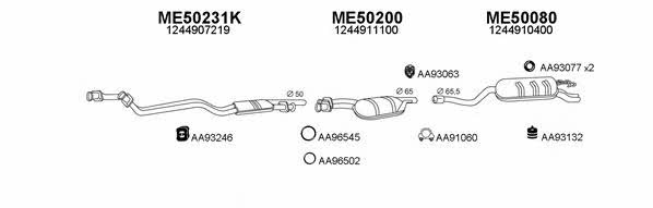  500045 Abgasanlage 500045: Kaufen Sie zu einem guten Preis in Polen bei 2407.PL!