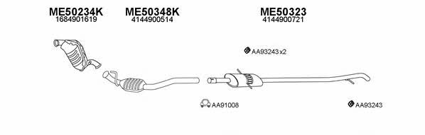  500179 Exhaust system 500179: Buy near me in Poland at 2407.PL - Good price!