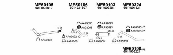  500186 Abgasanlage 500186: Kaufen Sie zu einem guten Preis in Polen bei 2407.PL!